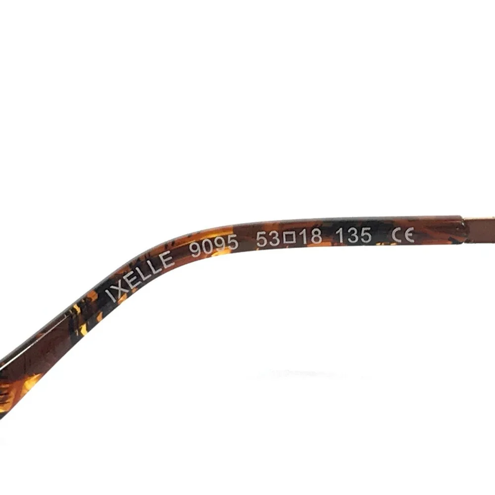 BOZ Eyeglasses Frames IXELLE 9095 Demi Shiny Gold Brown Tortoise 53-18-135